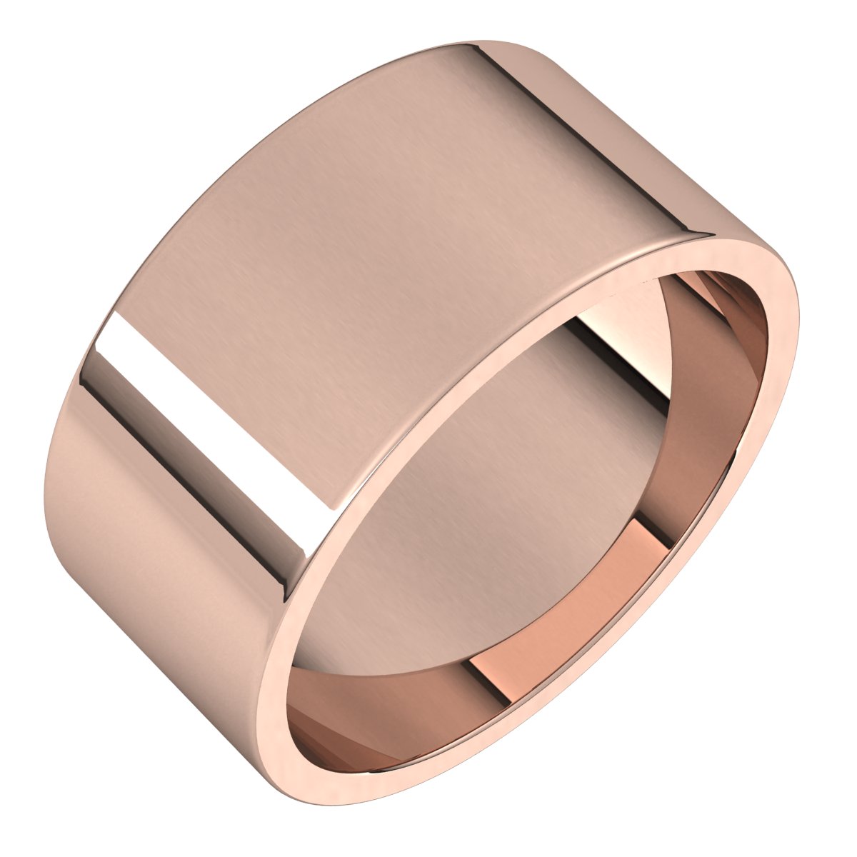 10K Rose 9 mm Flat Band Size 10.5 Ref 16933686