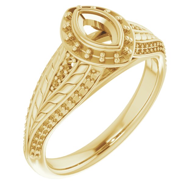 14k Yellow Gold