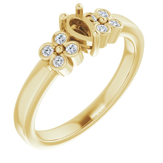 14k Yellow Gold