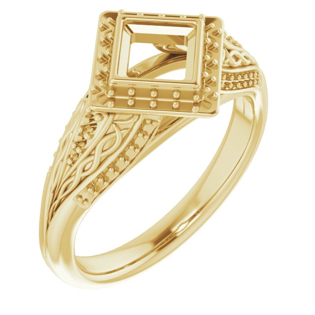 14k Yellow Gold