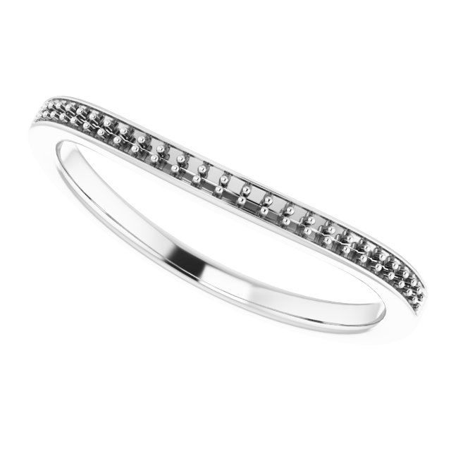 Band Mounting for 12x6 mm Marquise Ring view 5
