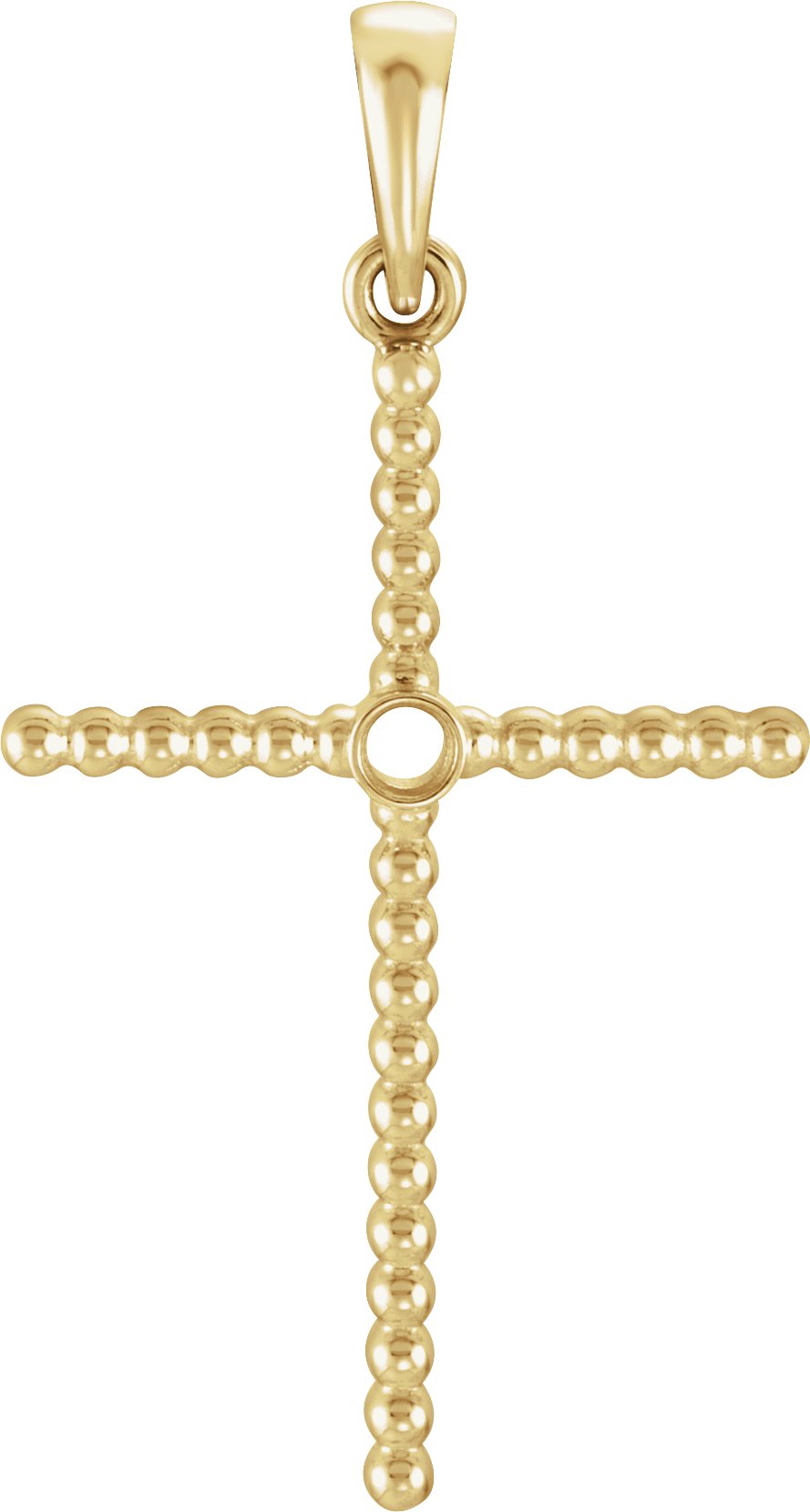 Beaded Cross Pendant