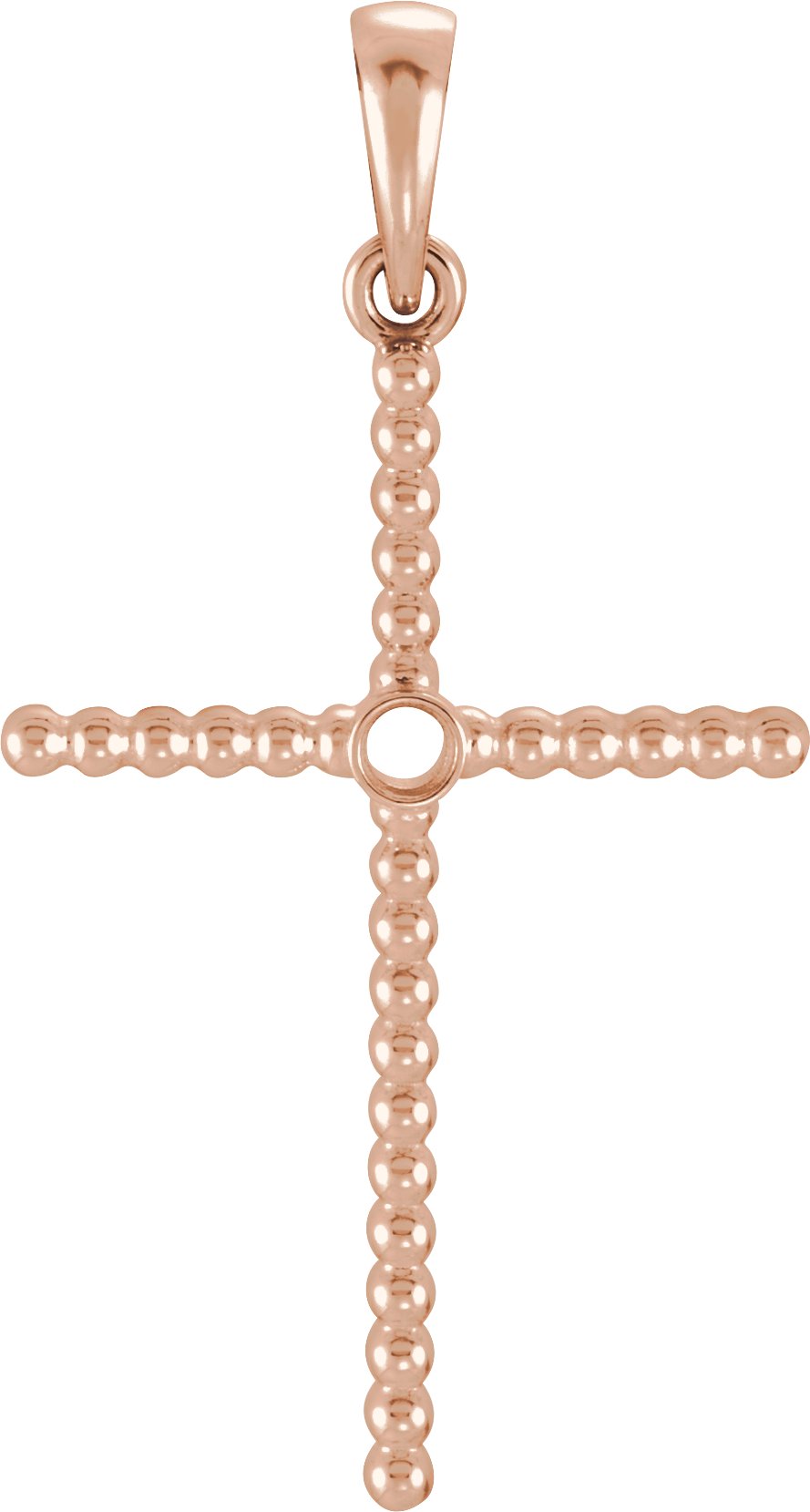 Beaded Cross Pendant