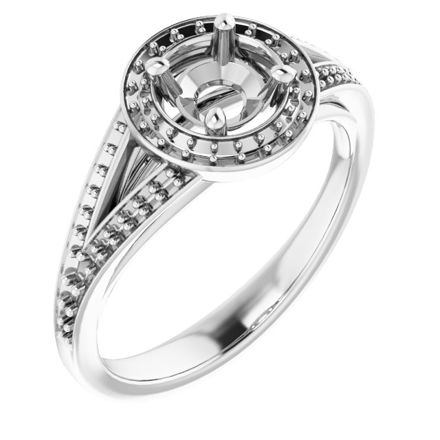 Halo-Style Engagement Ring