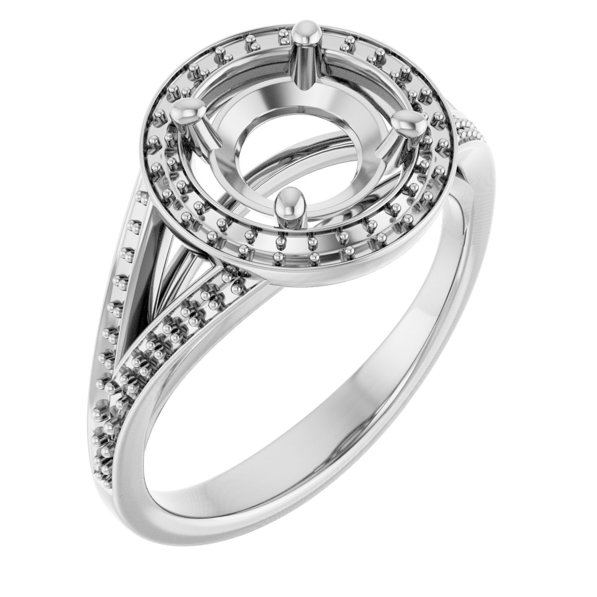 Halo-Style Engagement Ring
