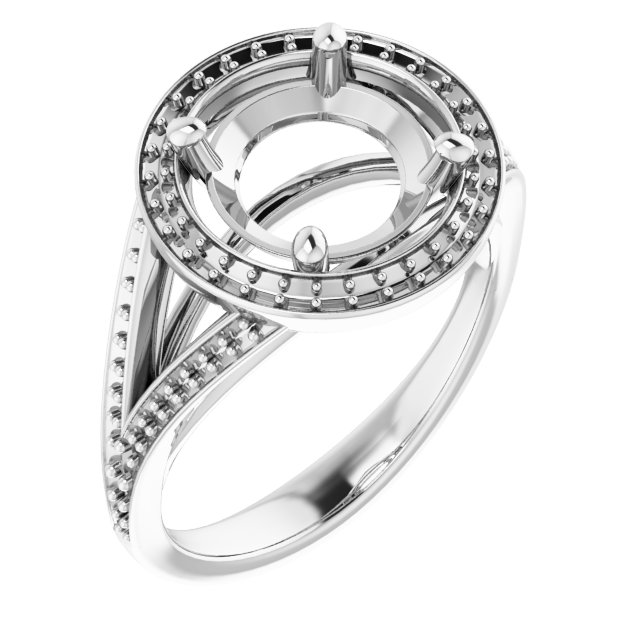Halo-Style Engagement Ring