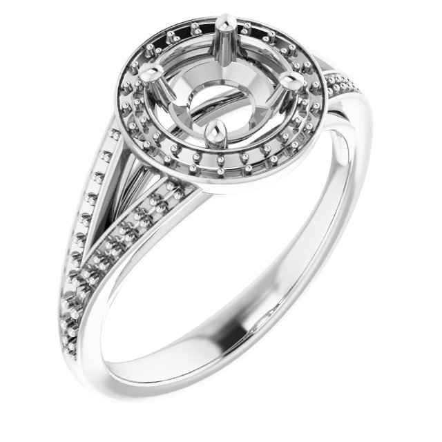 Halo-Style Engagement Ring
