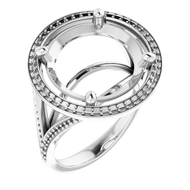 Halo-Style Engagement Ring