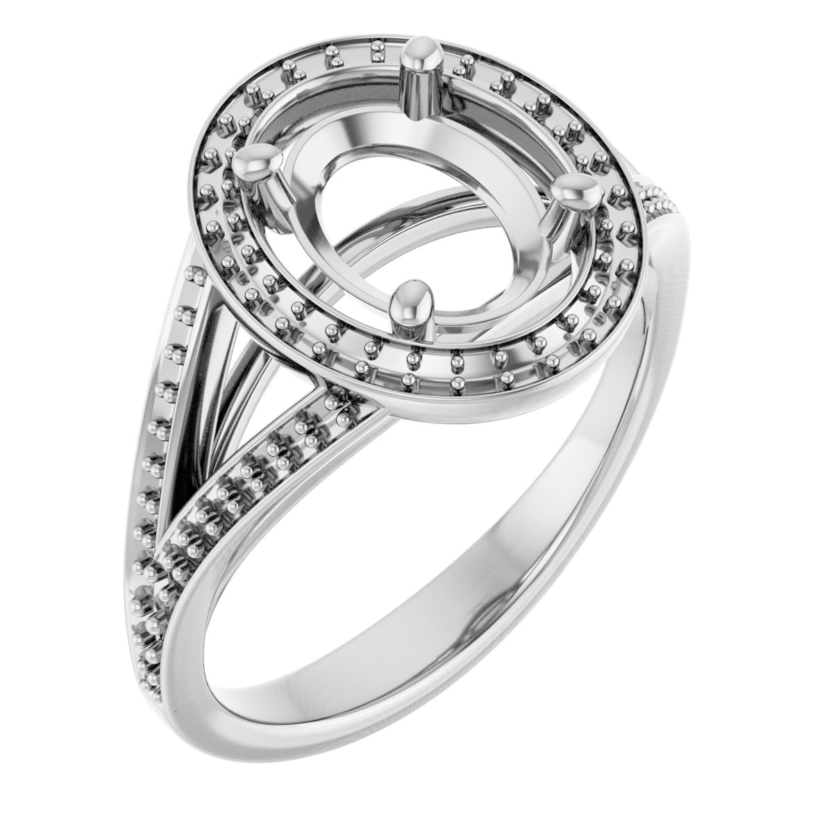 Halo-Style Engagement Ring