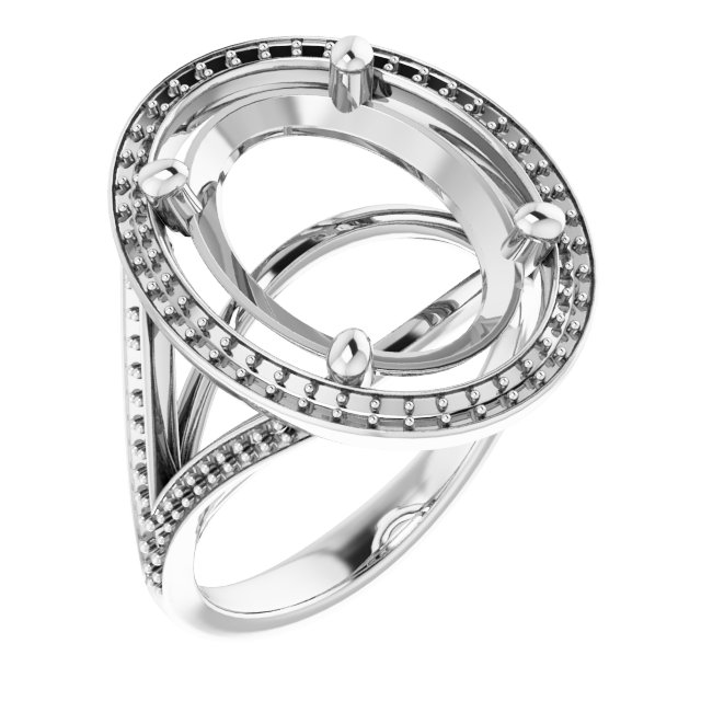 Halo-Style Engagement Ring