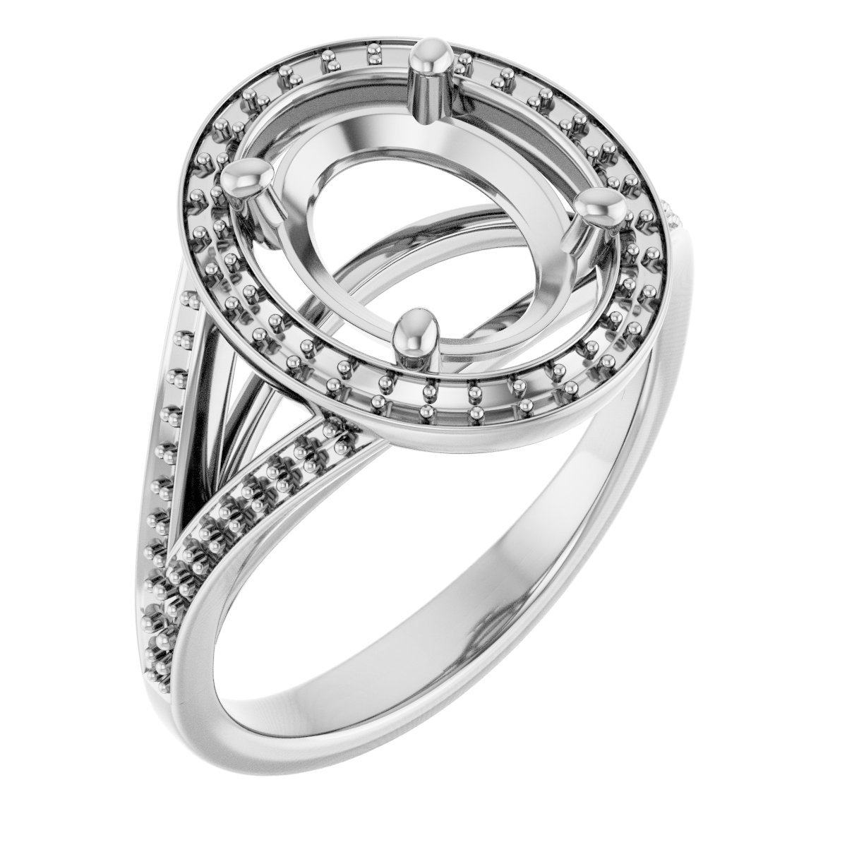 Halo-Style Engagement Ring