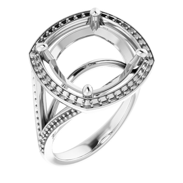 Halo-Style Engagement Ring