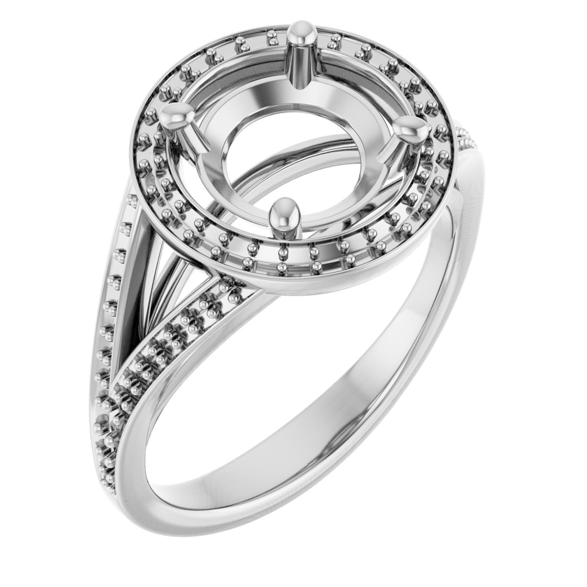 Halo-Style Engagement Ring
