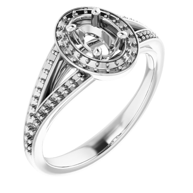 Halo-Style Engagement Ring