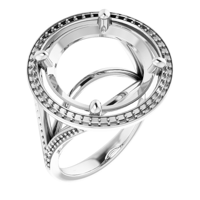 Halo-Style Engagement Ring