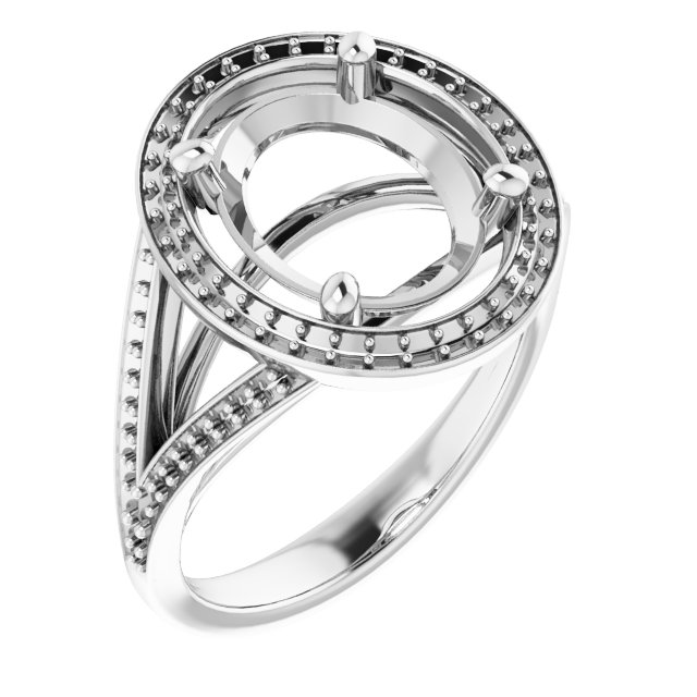 Halo-Style Engagement Ring