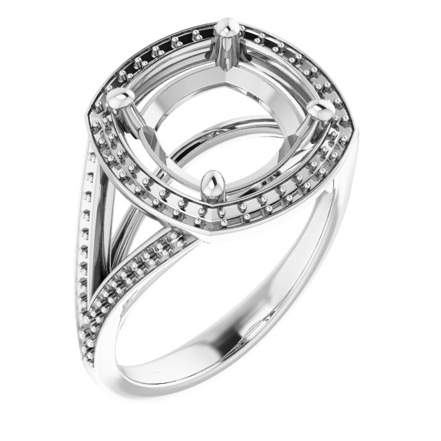 Halo-Style Engagement Ring