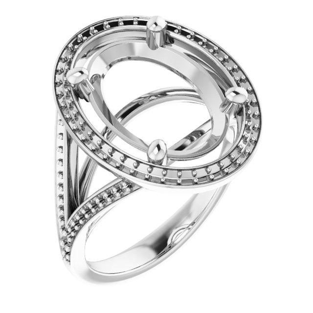 Halo-Style Engagement Ring