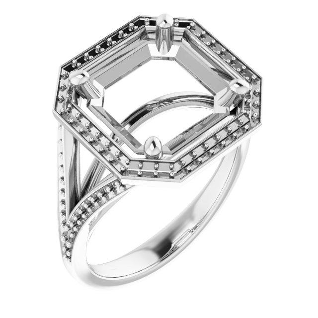 Halo-Style Engagement Ring