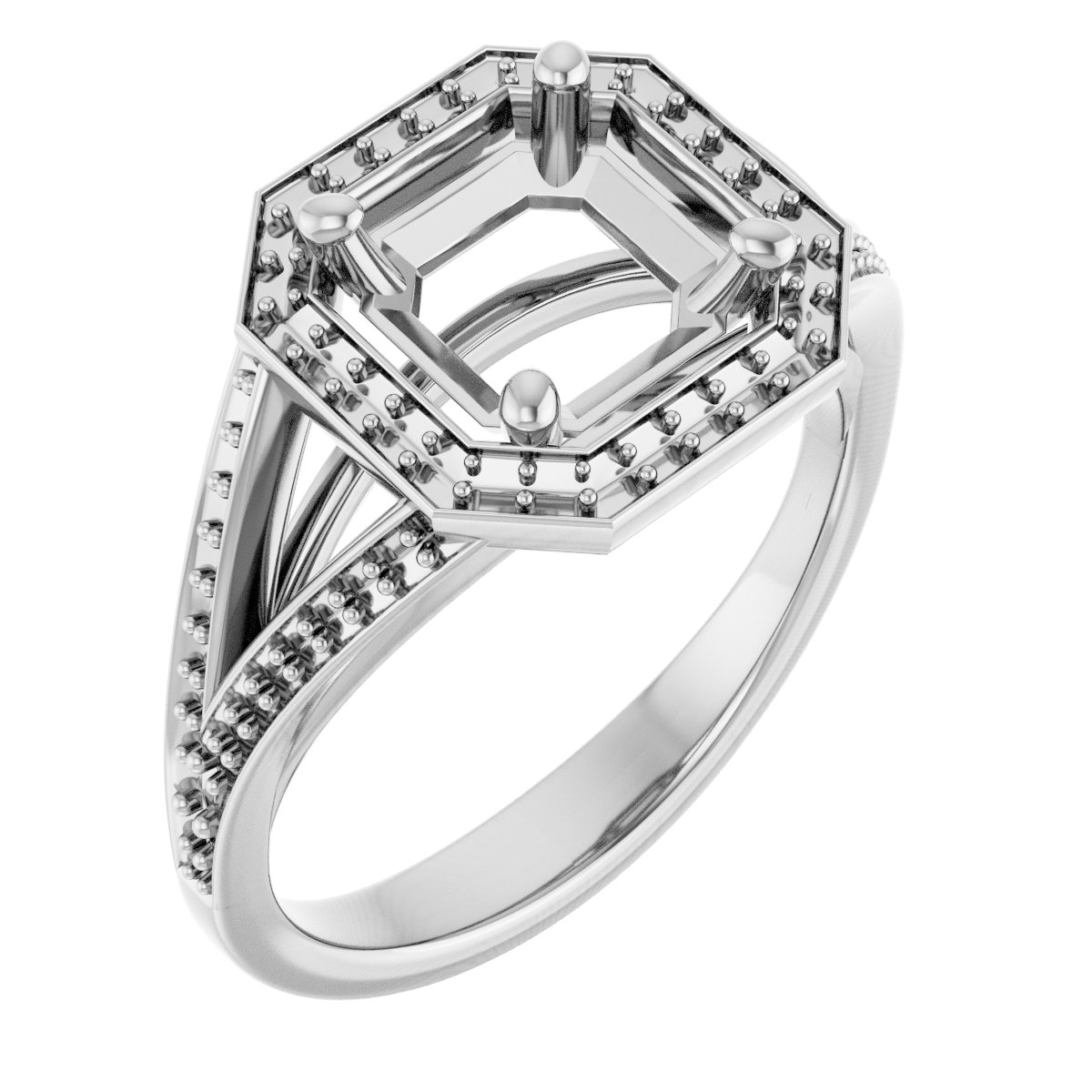 Halo-Style Engagement Ring