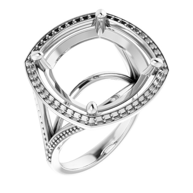 Halo-Style Engagement Ring