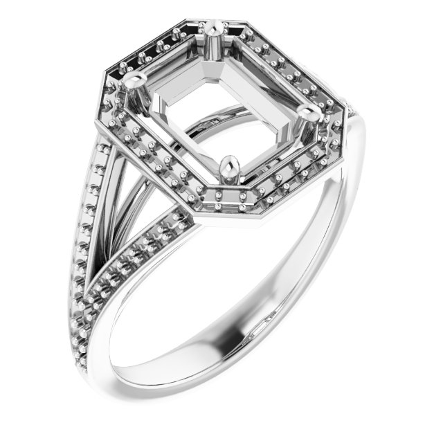 Halo-Style Engagement Ring
