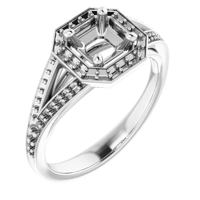 Halo-Style Engagement Ring