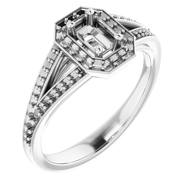 Halo-Style Engagement Ring