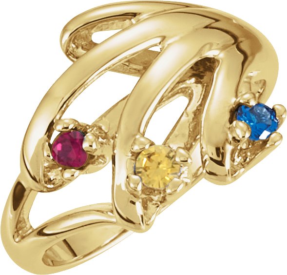 Family Freeform Ring