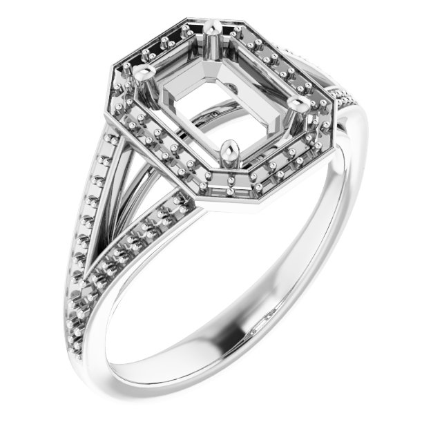 Halo-Style Engagement Ring