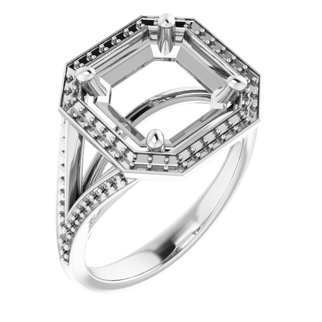Halo-Style Engagement Ring