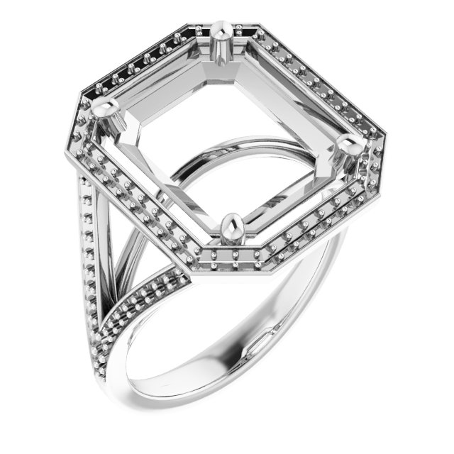 Halo-Style Engagement Ring