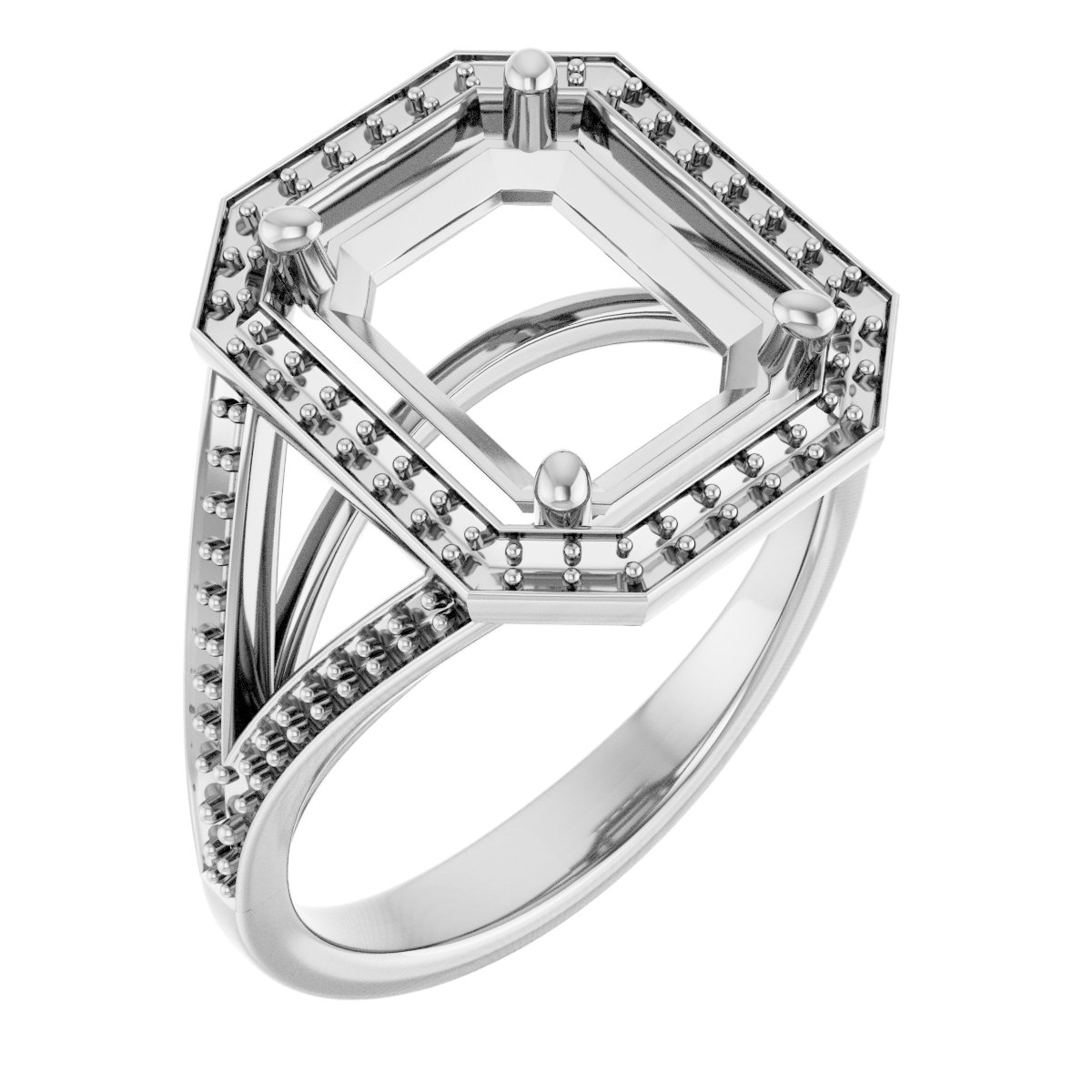 Halo-Style Engagement Ring