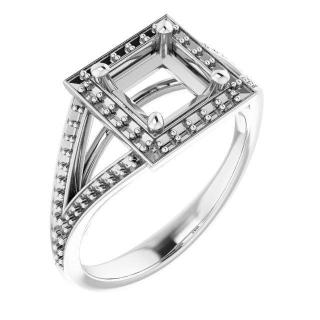 Halo-Style Engagement Ring