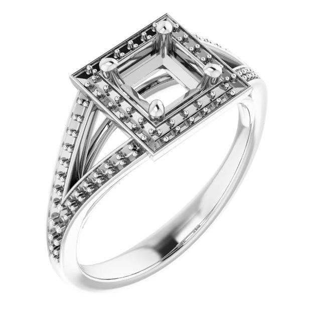Halo-Style Engagement Ring