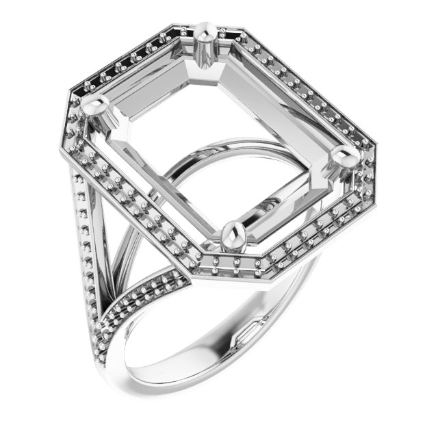 Halo-Style Engagement Ring