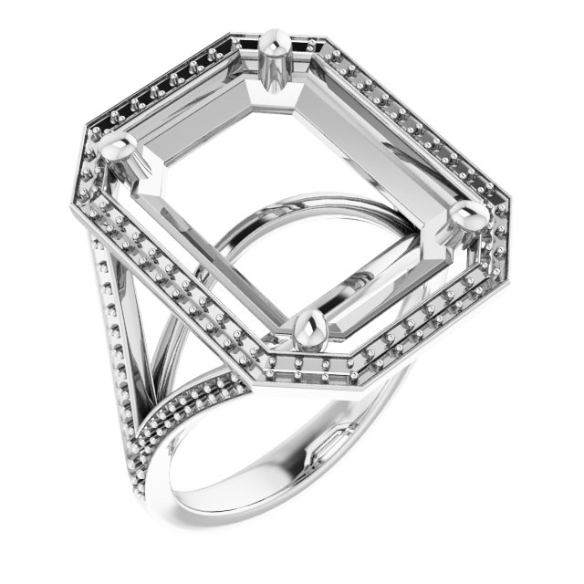 Halo-Style Engagement Ring