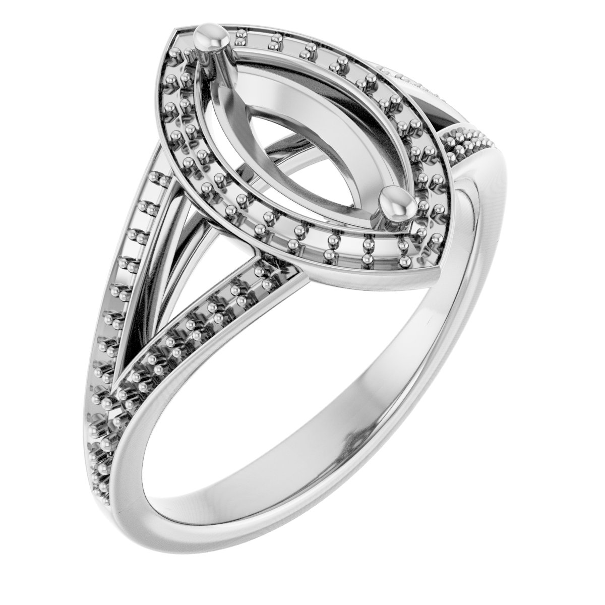 Halo-Style Engagement Ring