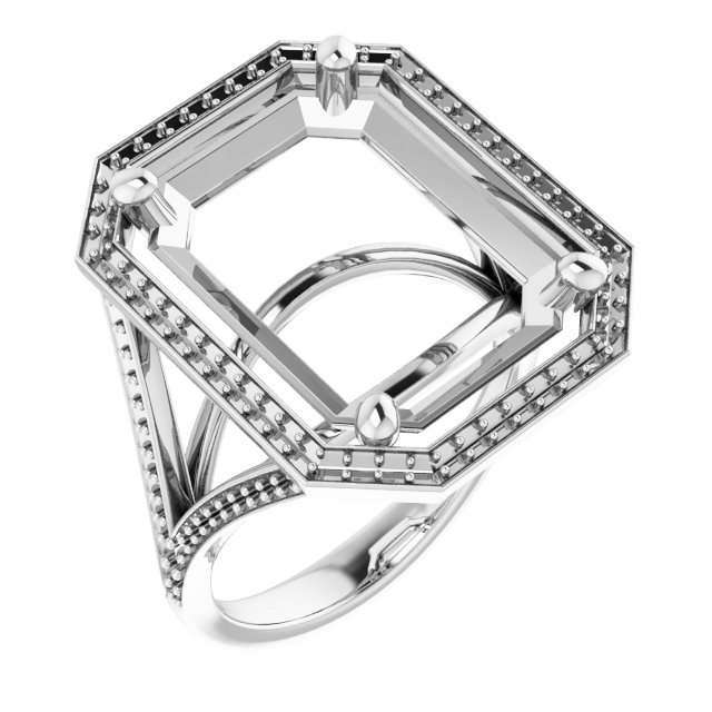 Halo-Style Engagement Ring