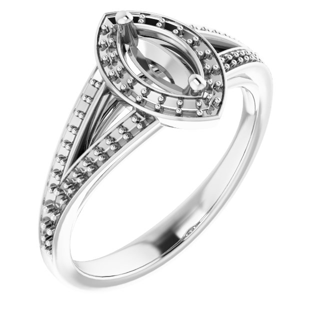 Halo-Style Engagement Ring