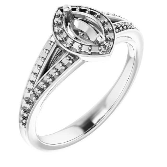 14k White Gold
