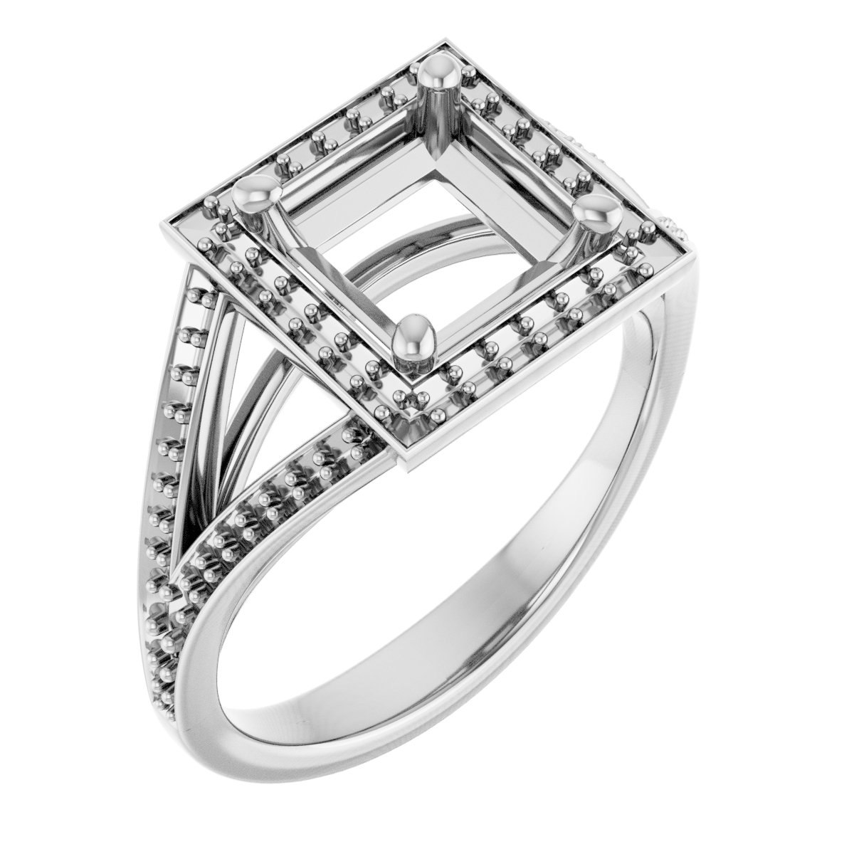 Halo-Style Engagement Ring