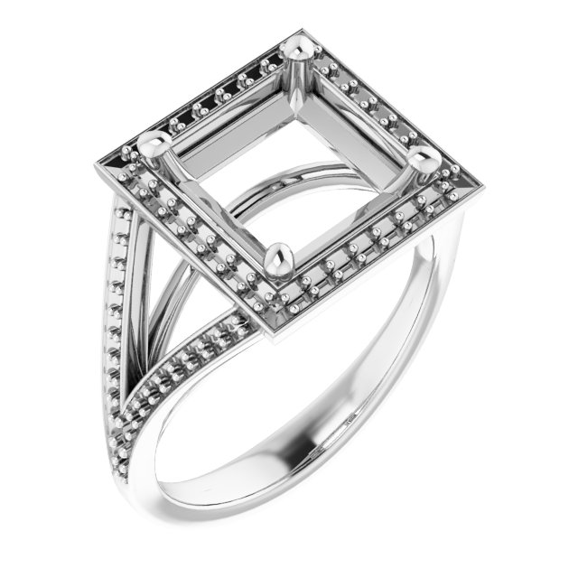 Halo-Style Engagement Ring