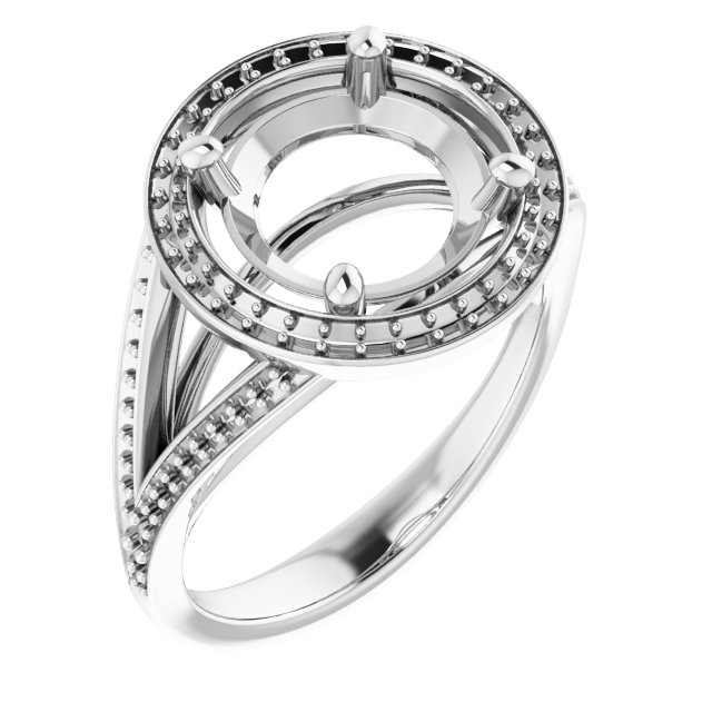 Halo-Style Engagement Ring