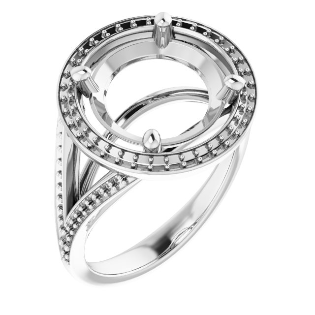 Halo-Style Engagement Ring