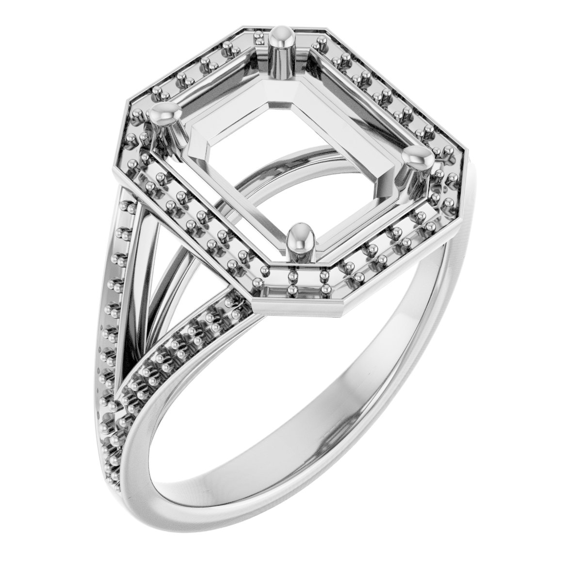 Halo-Style Engagement Ring