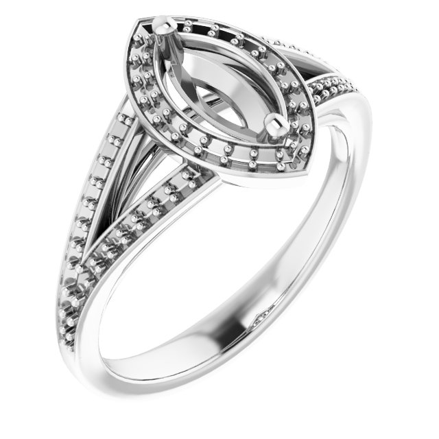 Halo-Style Engagement Ring