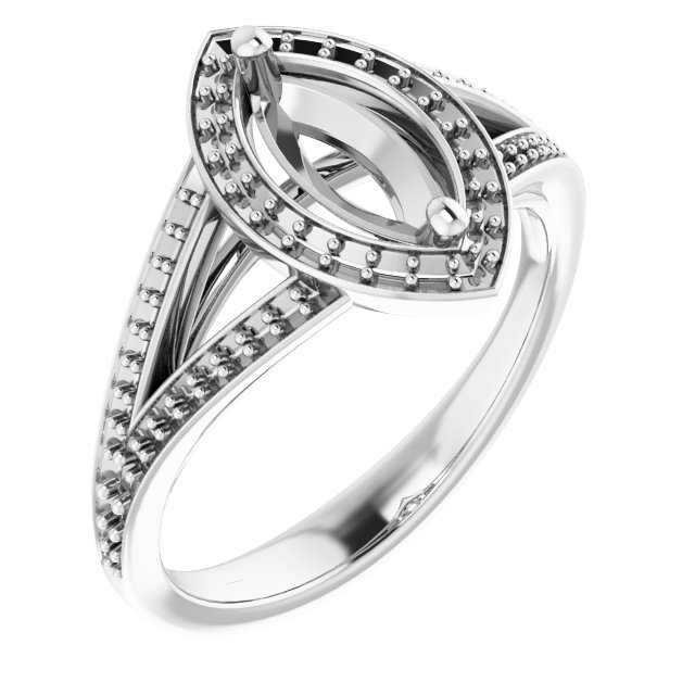 Halo-Style Engagement Ring