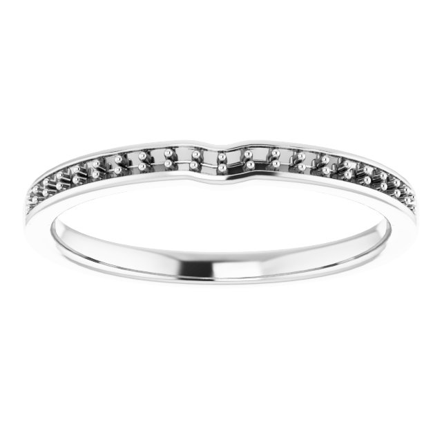 Band Mounting for 5 mm Asscher Ring view 3