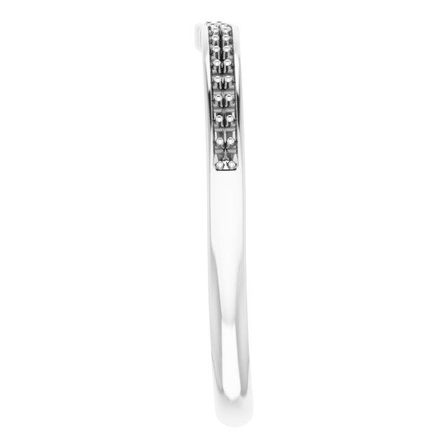 Band Mounting for 5 mm Asscher Ring view 4